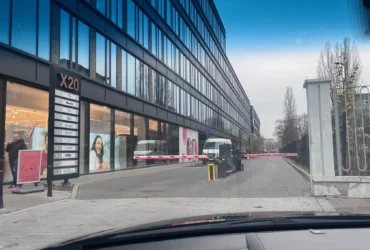 Dojazd z Sadyby do studia Body Movement – wjazd od ul. Czerniakowskiej, Mokotów Sielce