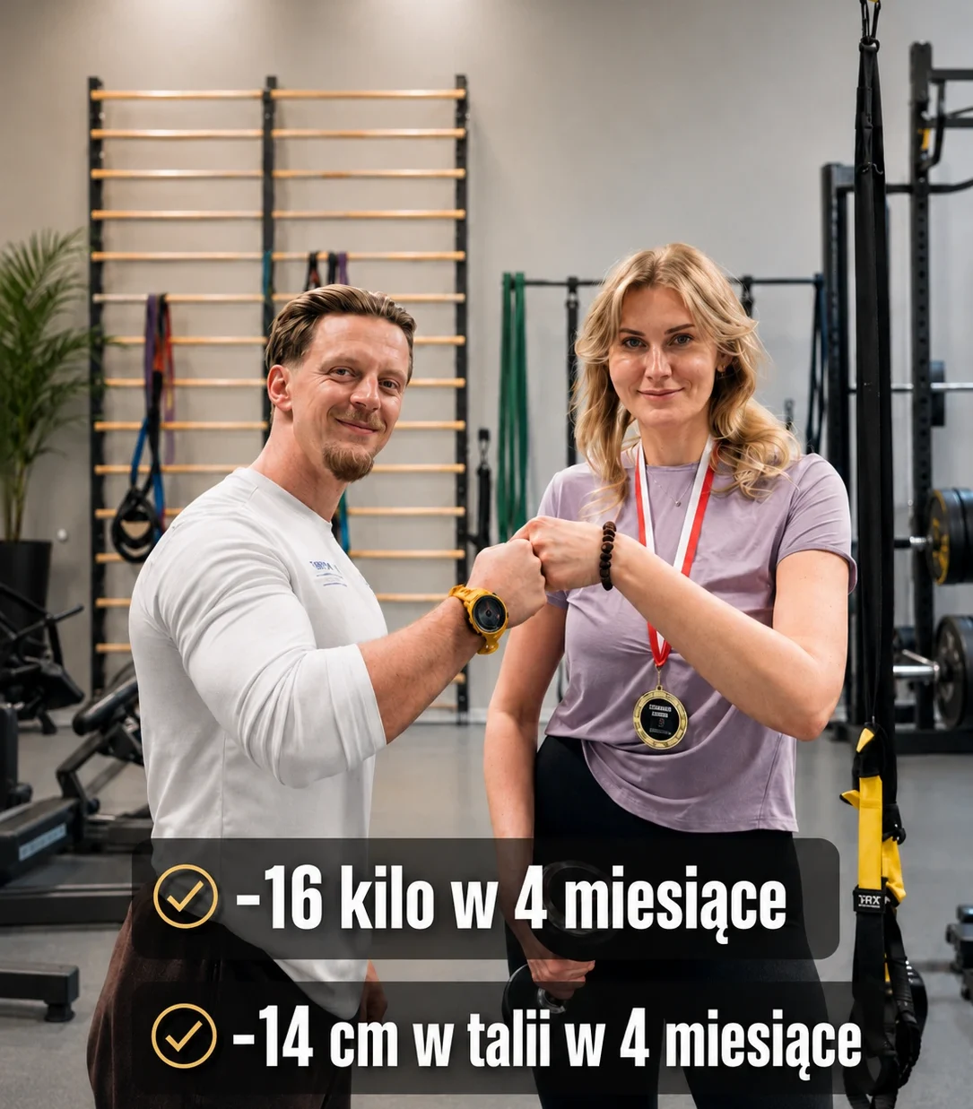 Trener personalny Mokotów — metamorfoza Kasi w Body Movement Mokotów