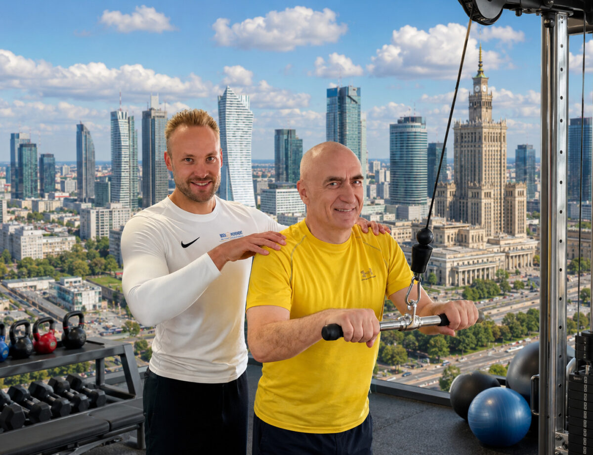Trener personalny Body Movement w studiu treningowym w Warszawie